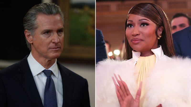 Nicki Minaj blasts Gavin Newsom for ‘missing the plot’ while obsessing over Trump